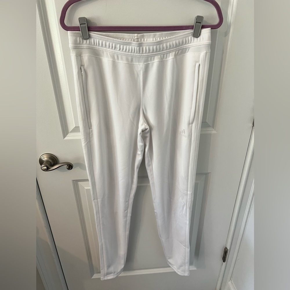 Women’s Adidas Climacool training pants. Size XS. Classic black/white stripe